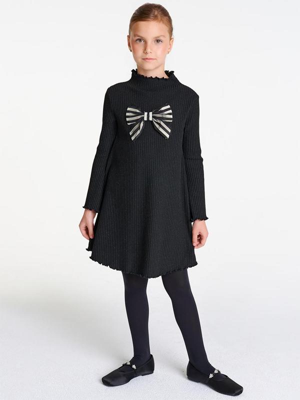 Siyah Örme Elbise - Image 1