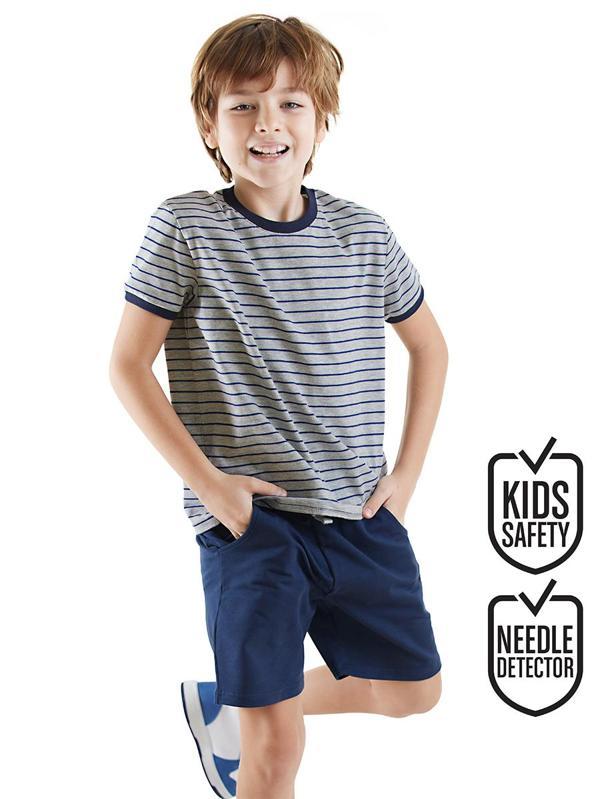 Erkek Çocuk Basic T-shirt Şort Takım - Image 1