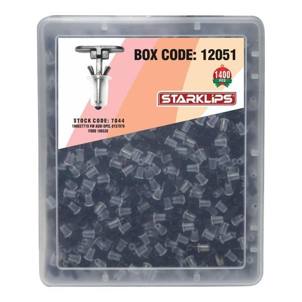 Set Kutu Toz Klipsi 1H0837719 VW Audi Opel0157979 Ford106520 1400 Parça - Image 1