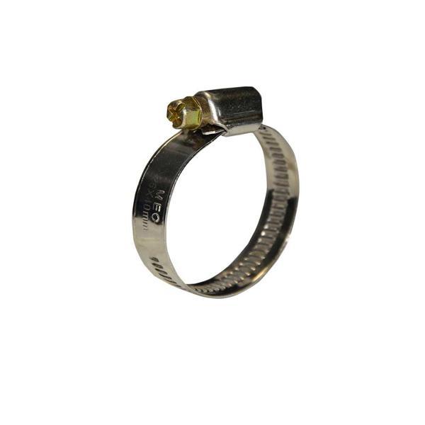 Hortum Kelepçesi Yarı Paslanmaz İnox W2 9Mm 25X40 MEC W539W25W40 10 Adet - Image 1