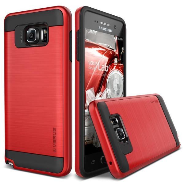 Verus Galaxy Note 5 ile Uyumlu Case Verge Series Kılıf Crimson Red - Image 1