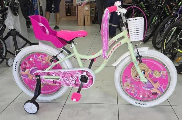 Salcano Muki 16 Jant Kız Çocuk Bisikleti Mint Yeşil Pembe - Image 1