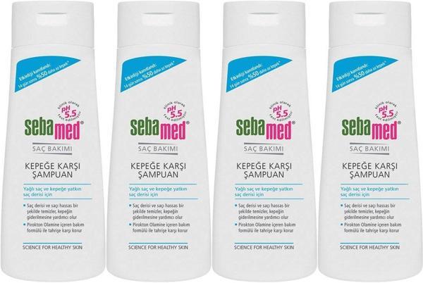 Sebamed Şampuan 400ML Kepeğe Karşı ve Yağlı Saç Tipleri için (4 Lü Set) - Image 1