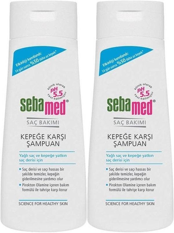Sebamed Şampuan 400ML Kepeğe Karşı ve Yağlı Saç Tipleri için (2 Li Set) - Image 1
