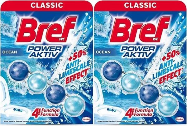 Bref Power Aktiv Klozet Bloğu Okyanus Kokulu  (2 Li Set) (2PK*1) - Image 1