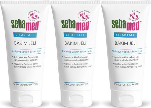 Sebamed Clear Face Bakım Jeli 50ML (3 Lü Set) - Image 1
