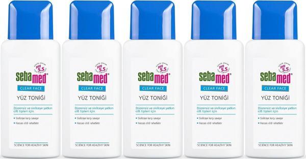 Sebamed Clear Face Temizleyici Yüz Toniği 150ML (5 Li Set) - Image 1
