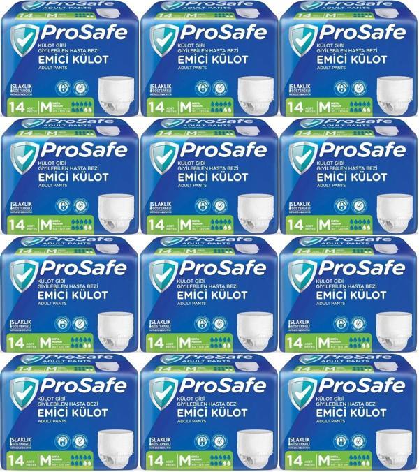 Prosafe Emici Külot Hasta Bezi M - Orta - Medium 168 Adet (12PK*14) - Image 1