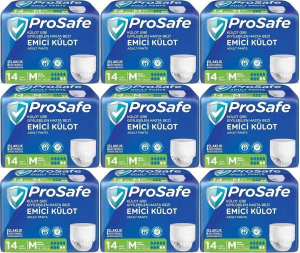 Prosafe Emici Külot Hasta Bezi M - Orta - Medium 126 Adet (9PK*14) - Image 1