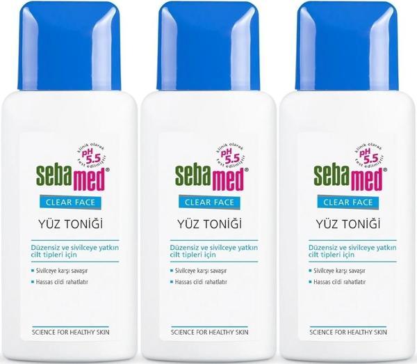 Sebamed Clear Face Temizleyici Yüz Toniği 150ML (3 Lü Set) - Image 1