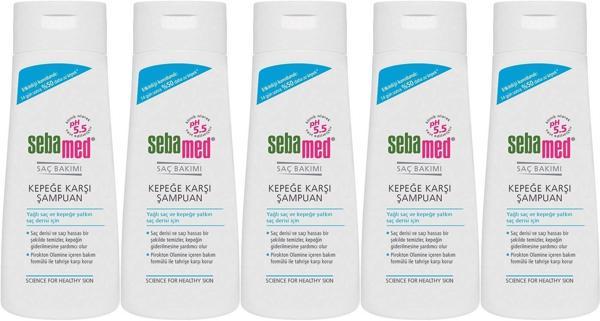 Sebamed Şampuan 400ML Kepeğe Karşı ve Yağlı Saç Tipleri için (5 Li Set) - Image 1