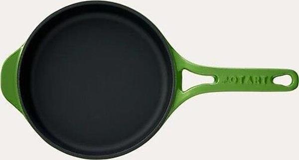 Pot Art, Yuvarlak Düz Tava, 22 Cm, Parlak Koyu Yeşil - Image 1