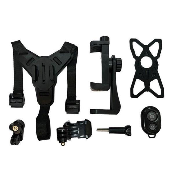 Kask Çene Bağlantılı Telefon Tutucu Aparatı Kumandalı Model - Image 1