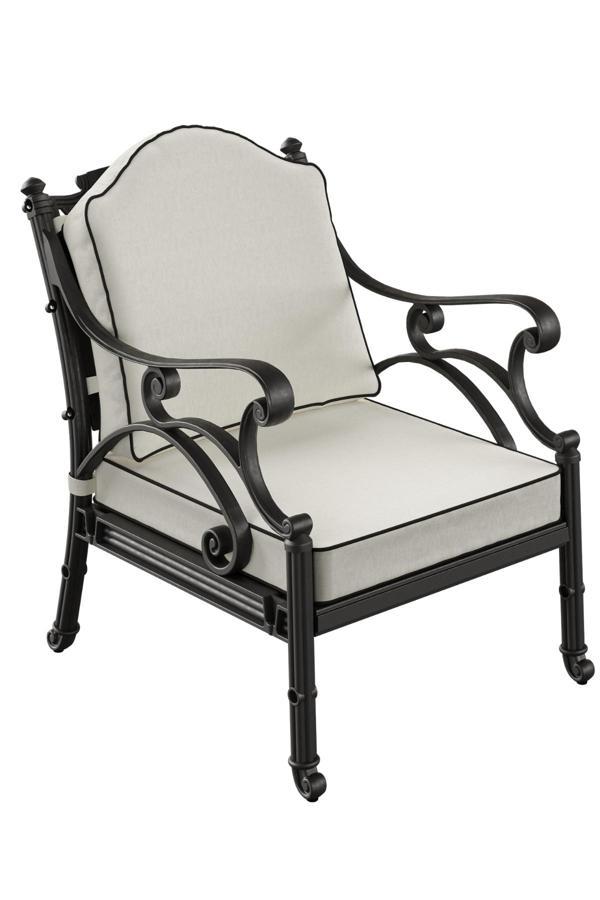 Ceritti Ferforje Görünümlü Sandalye, Tüm Mekanlarda Kullanılabilen, Her Hava Koşuluna Uygun Plastik Sandalye - Image 1