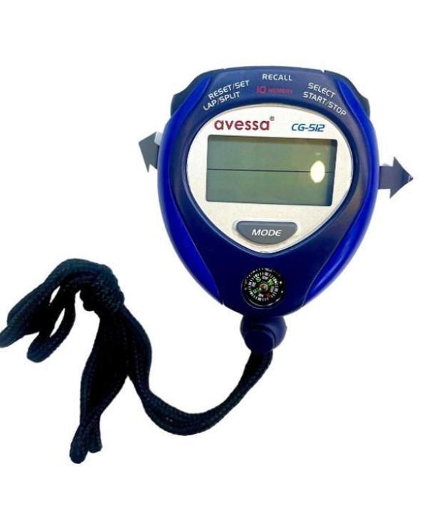 Avessa Cg-512 Kronometre 10 Hafızalı Mavi - Image 1