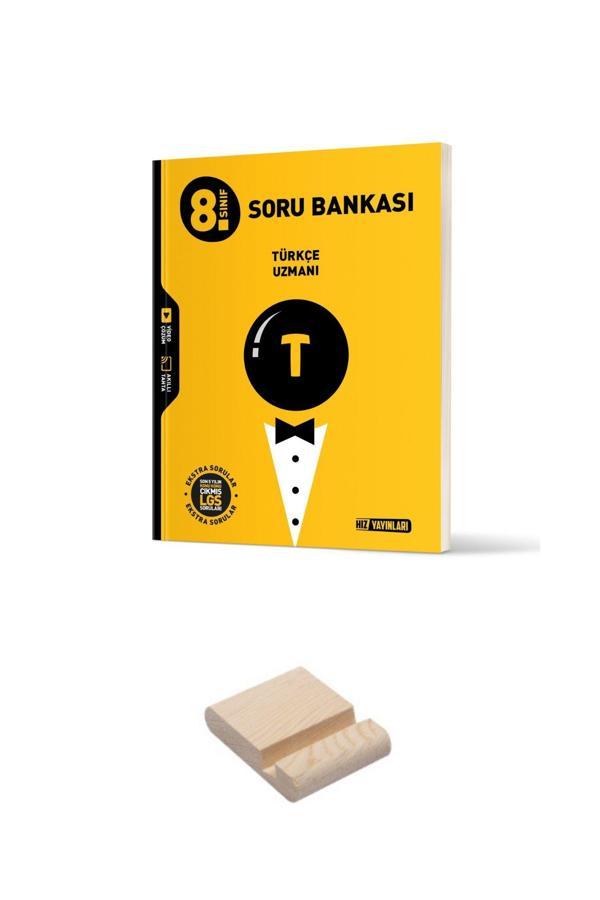 LGS 8. Sınıf Uzman Türkçe Soru Bankası + Telefon Standı - Hız Yayınları - Image 1