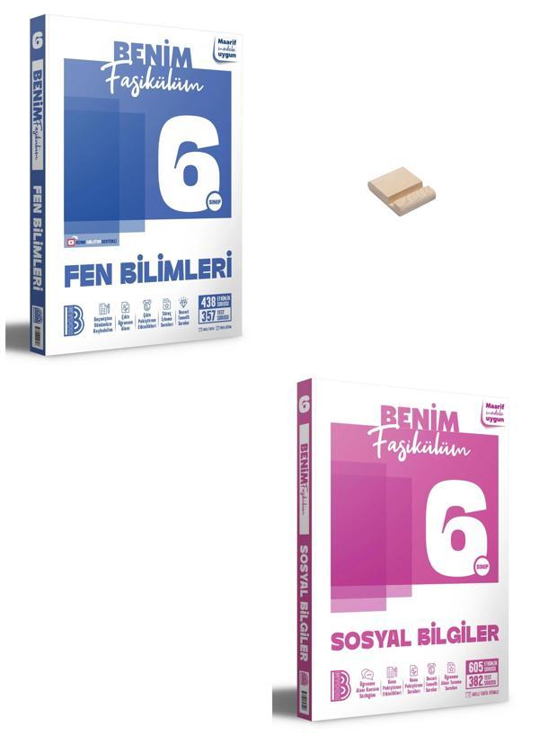 6. Sınıf Benim Fasikülüm Fen Bilimleri ve Sosyal Bilgiler + Telefon Standı - Benim Hocam Yayınları - Image 1