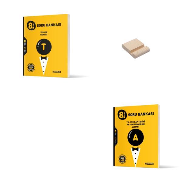 LGS 8. Sınıf Uzman Türkçe ve İnkılap Soru Bankası Yeni + Telefon Standı - Hız Yayınları - Image 1