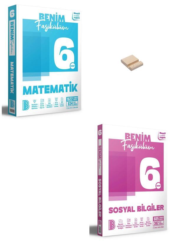 6. Sınıf Benim Fasikülüm Matematik ve Sosyal Bilgiler + Telefon Standı - Benim Hocam Yayınları - Image 1