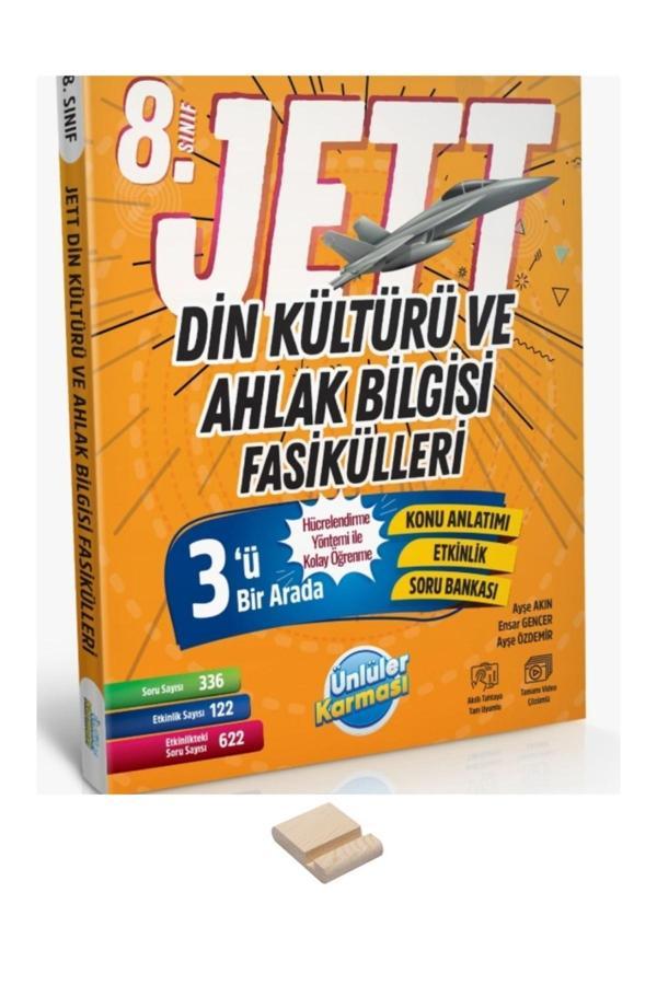 LGS 8. Sınıf Jett Din Kültürü Fasikülleri ve Telefon Standı - Ünlüler Karması Yayınları - Image 1