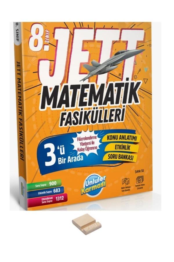 LGS 8. Sınıf Jett Matematik Fasikülleri ve Telefon Standı - Ünlüler Karması Yayınları - Image 1