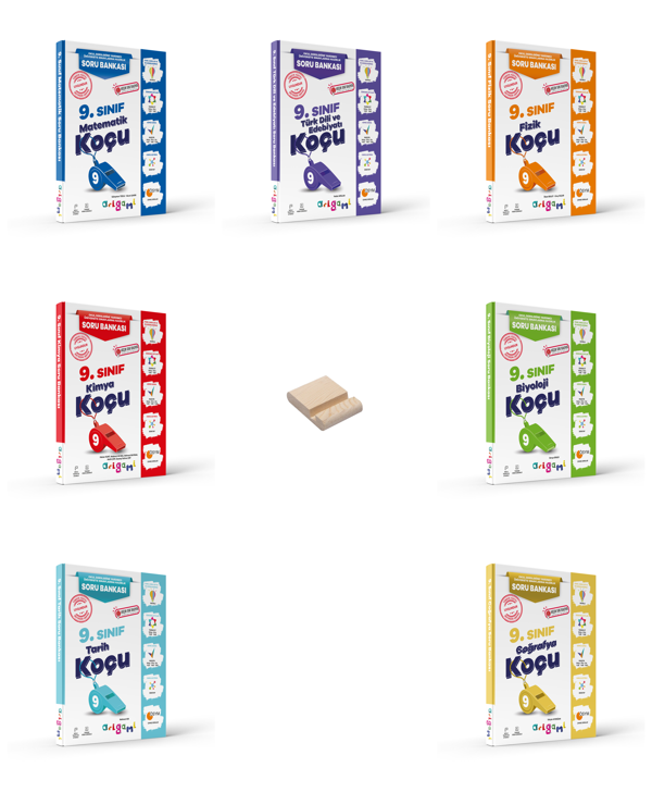 ORİGAMİ 9. Sınıf Tüm Dersler Soru Bankası 7li Set + Telefon Standı - Tammat  Yayıncılık - Image 1