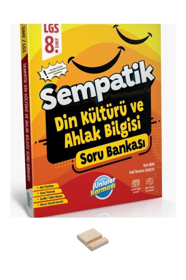 LGS 8. Sınıf Sempatik Din Kültürü Soru Bankası ve Telefon Standı - Ünlüler Karması Yayınları - Image 1