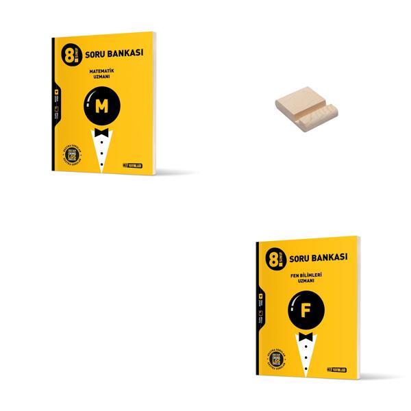 LGS 8. Sınıf Uzman Matematik ve Fen Bilimleri Soru Bankası Yeni + Telefon Standı - Hız Yayınları - Image 1