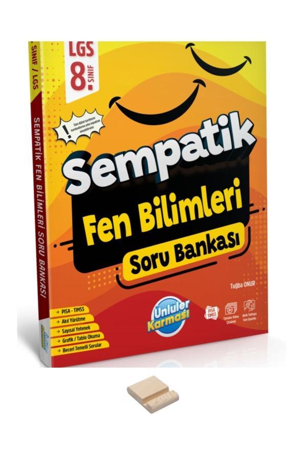 LGS 8. Sınıf Sempatik Fen Bilimleri Soru Bankası ve Telefon Standı - Ünlüler Karması Yayınları - Image 1