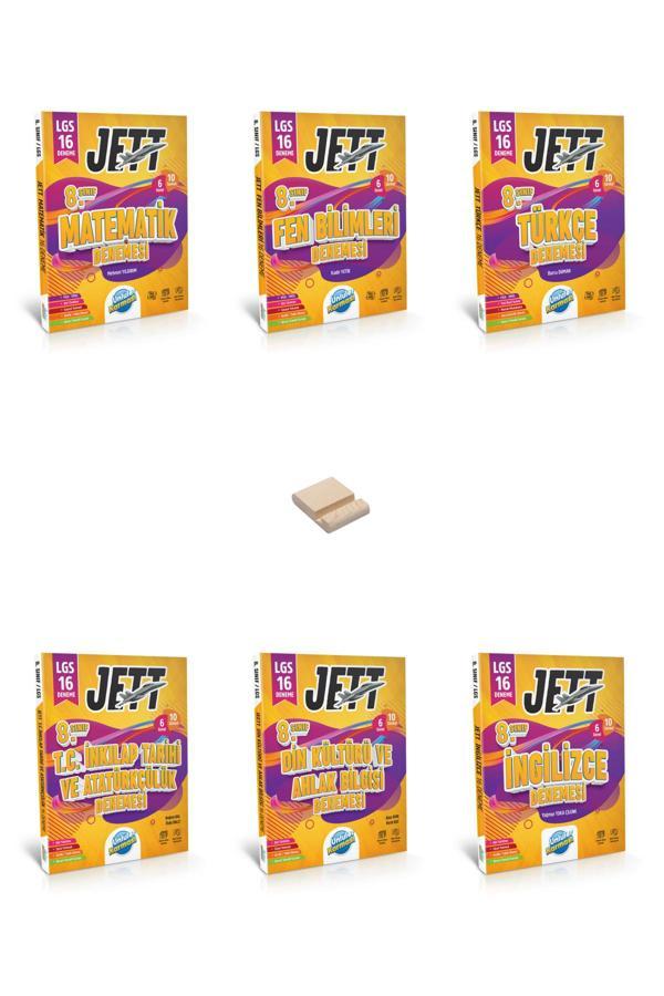LGS 8. Sınıf JETT Tüm Dersler 6lı Branş Deneme Seti - Ünlüler Karması Yayınları - Image 1