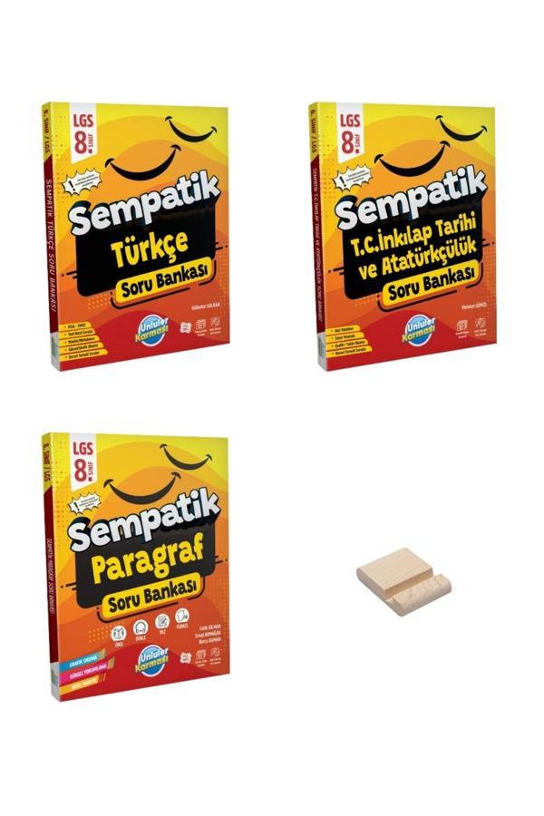 LGS 8. Sınıf Sempatik Türkçe İnkılap ve Paragraf Soru Bankası 3lü Set - Ünlüler Karması Yayınları - Image 1