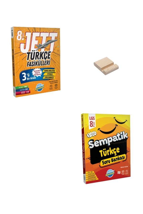 LGS 8. Sınıf Türkçe JETT Fasiküller ve Soru Bankası - Ünlüler Karması Yayınları - Image 1