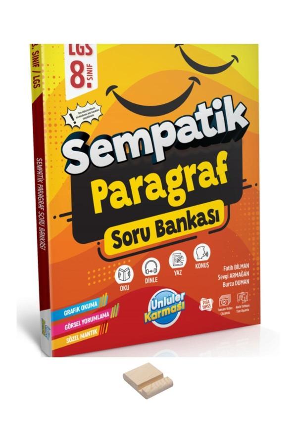 LGS 8. Sınıf Sempatik Paragraf Soru Bankası - Ünlüler Karması Yayınları - Image 1