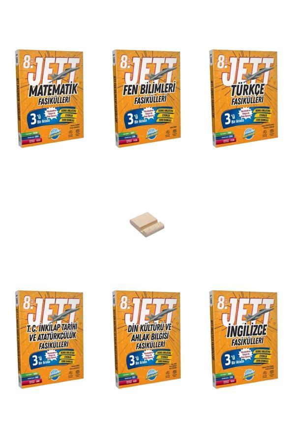 LGS 8. Sınıf JETT Tüm Dersler Fasikülleri 6lı Set - Ünlüler Karması Yayınları - Image 1