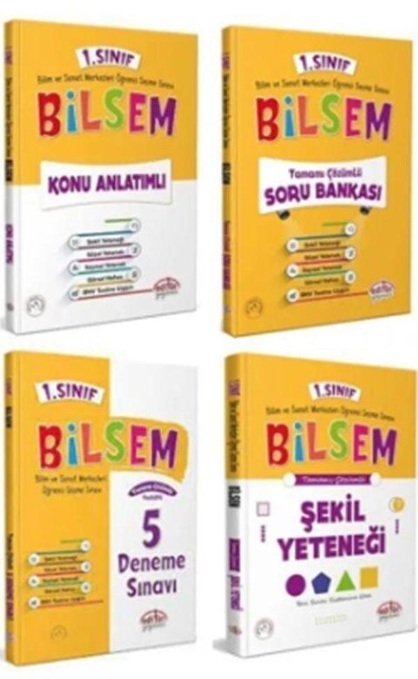 Editör Yayınevi 1. Sınıf Bilsem Hazırlık Kitapları 4 lü Set - Editör Yayınevi - Image 1