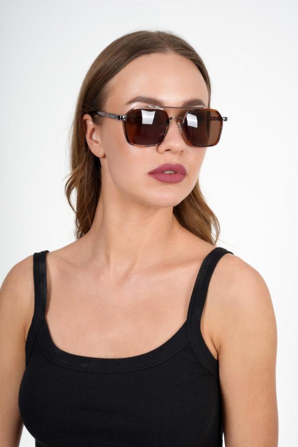 0039 Brown/Brown 54 Olivier Philippe Güneş Gözlüğü - Image 1