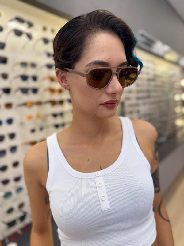 CUBA Pudra/Brown 55  Juliano Güneş Gözlüğü - Image 1