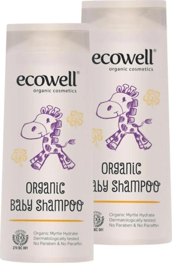 Ecowell Organik Bebek Şampuanı 300 ml 2 Adet - Image 1