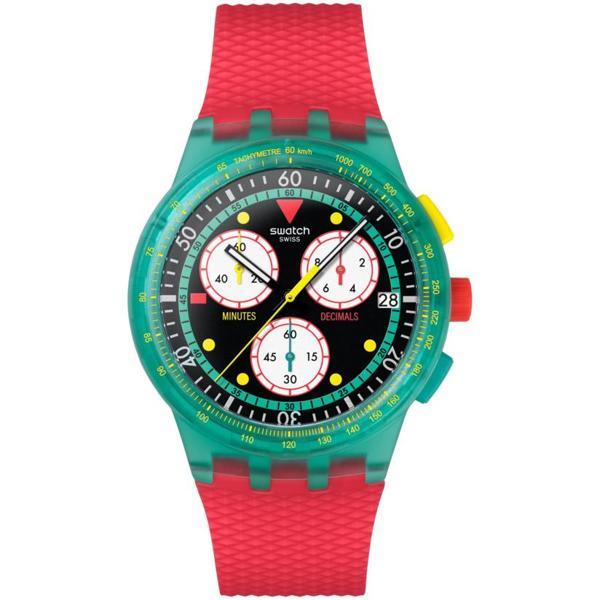 SUSG409 Swatch Neon Emerald Chrono Erkek Kol Saati SUSG409 - Image 1
