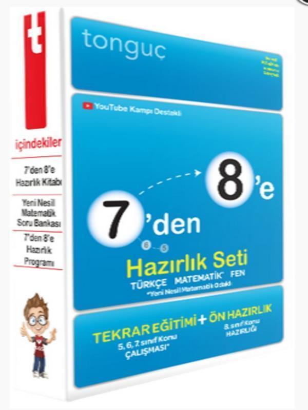 Tonguç Yayınları 7'den 8'e Hazırlık Seti - Tonguç Yayınları - Image 1
