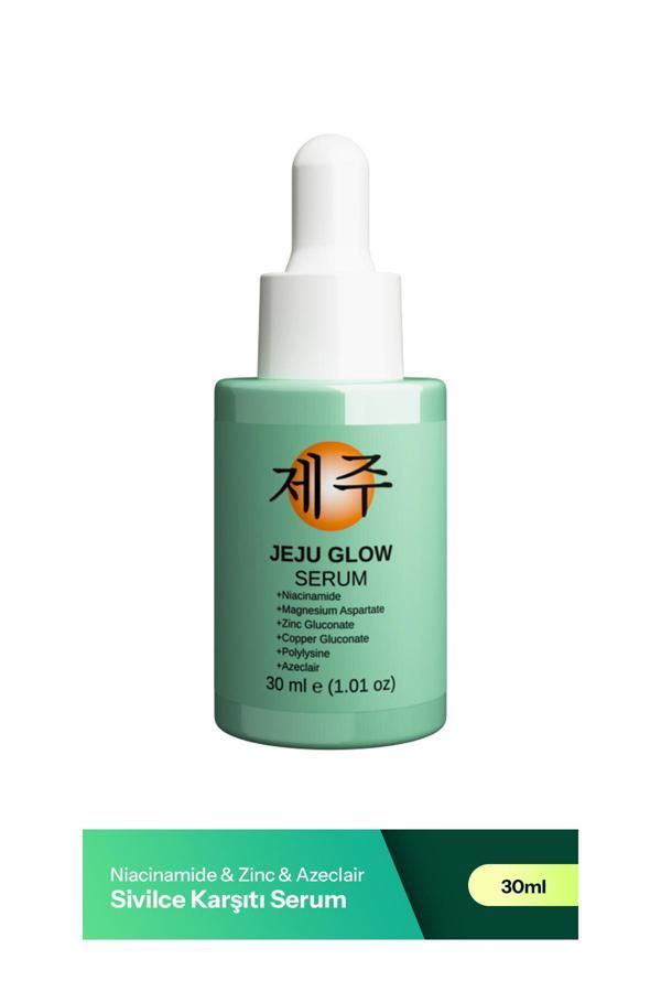 Jeju Glow Gözenek Yağlanma Siyah Nokta Sivilce Ve Acne Karşıtı Serum 30 Ml Niacinamide Zinc Azelaik Asit 30 Ml - Image 1