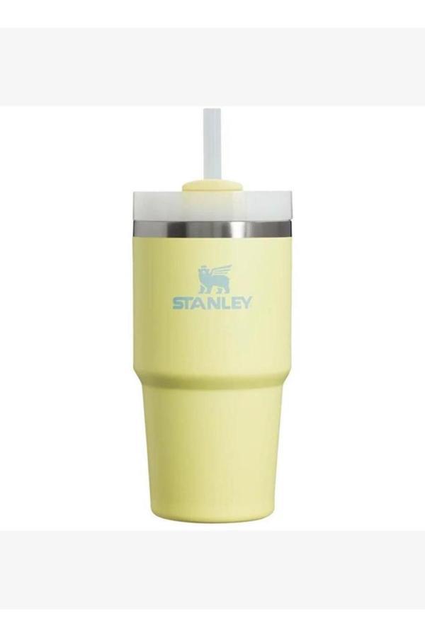 Stanley Quencher H2.O FlowState Tumbler Pipetli Termos 0,6 L Sarı - Image 1