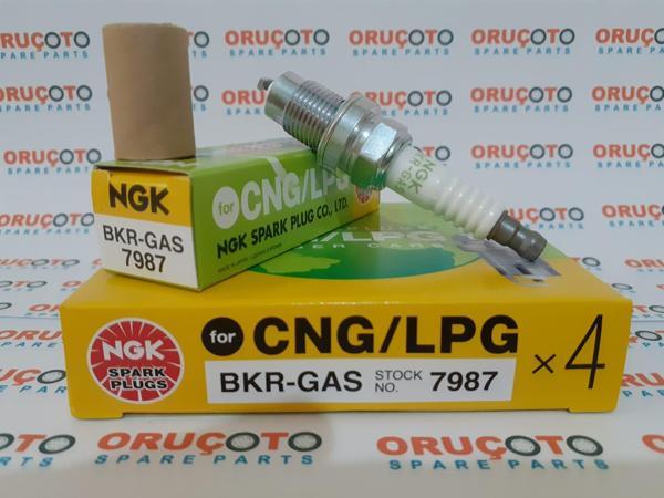 Ngk-7987 bkr-gas 4 Adet Bujı Lpg'li Araçlar için Özel Üretim - Image 1