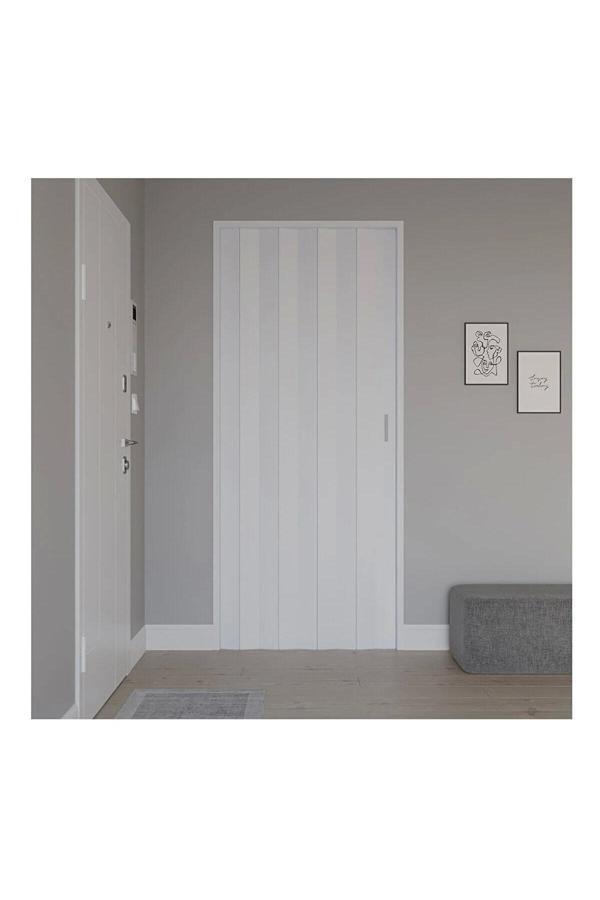 Katlanır Kapı Kalın Akordiyon Kapı Beyaz 82x203 - Image 1