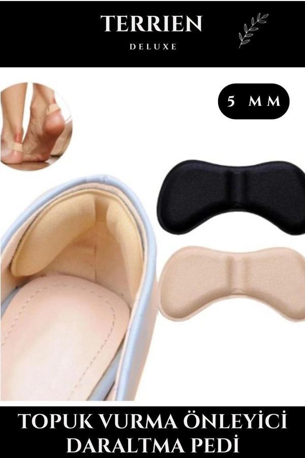Deluxe Seri Ayakkabı Topuk Vurma Önleyici ve Daraltma Pedi 5mm Unisex Konforlu Destek Pratik Etkili - Image 1