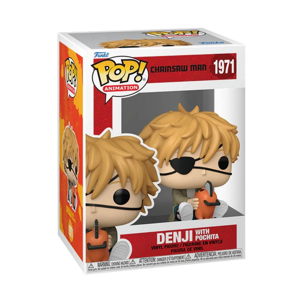 Funko POP Animation: Chainsaw Man - Denji & Pochita - Image 1