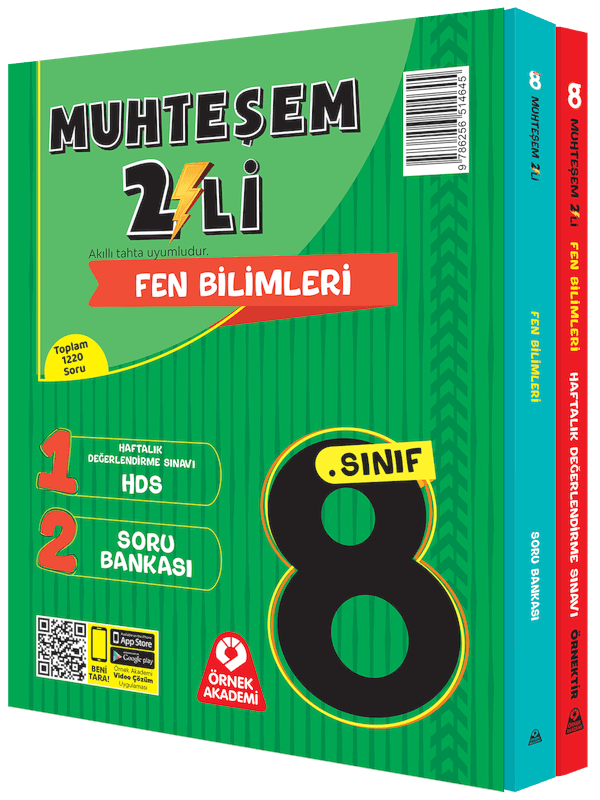 Örnek Akademi 8. Sınıf Muhteşem Fen Bilimleri Seti Örnek Akademi Yayınları - Örnek Akademi Yayınları - Image 1