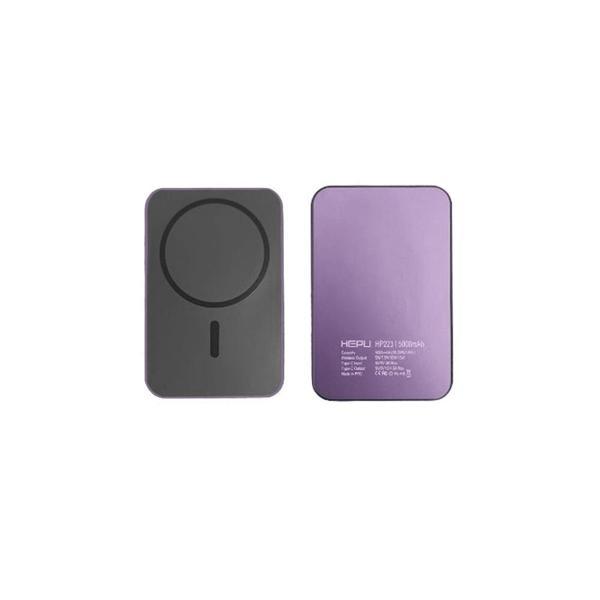 HEPU HP-223 5000 mAh PD20W Magsafe 15W Kablosuz Powerbank - Image 1