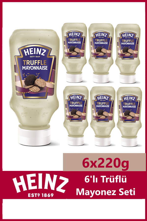 Heinz Trüflü Mayonez 220 gr x 6 Adet - Image 1