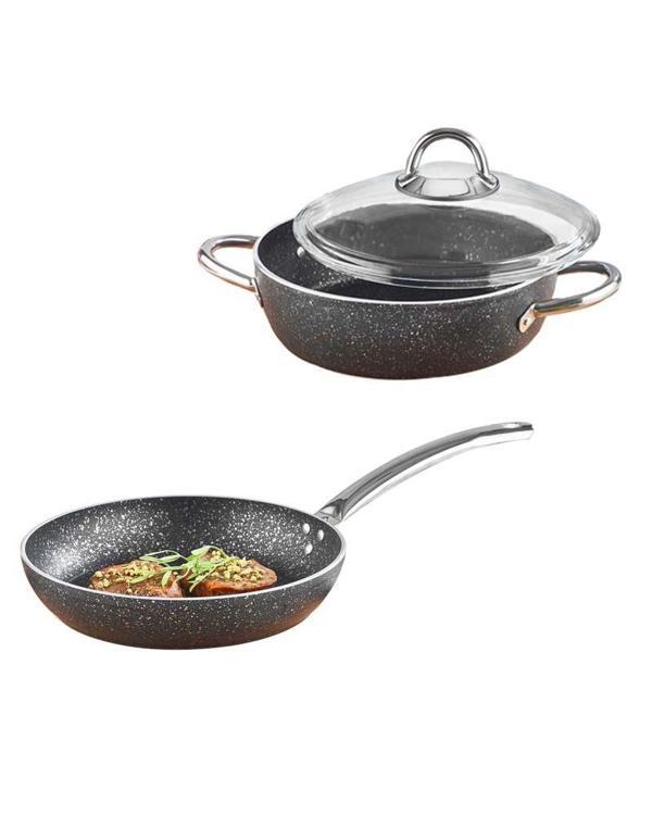Granit Karnıyarık Tencere Ve Tava Seti 26 CM - Image 1